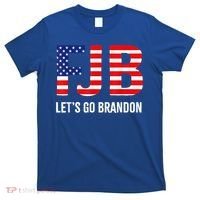 Let’s Go Brandon Conservative US Flag Gift T-Shirt thumb 0