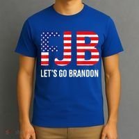 Let’s Go Brandon Conservative US Flag Gift T-Shirt thumb 3