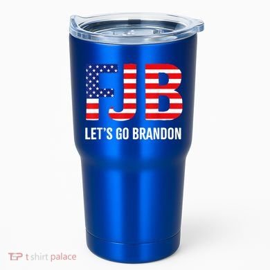 Let’s Go Brandon Conservative US Flag Gift Tumbler