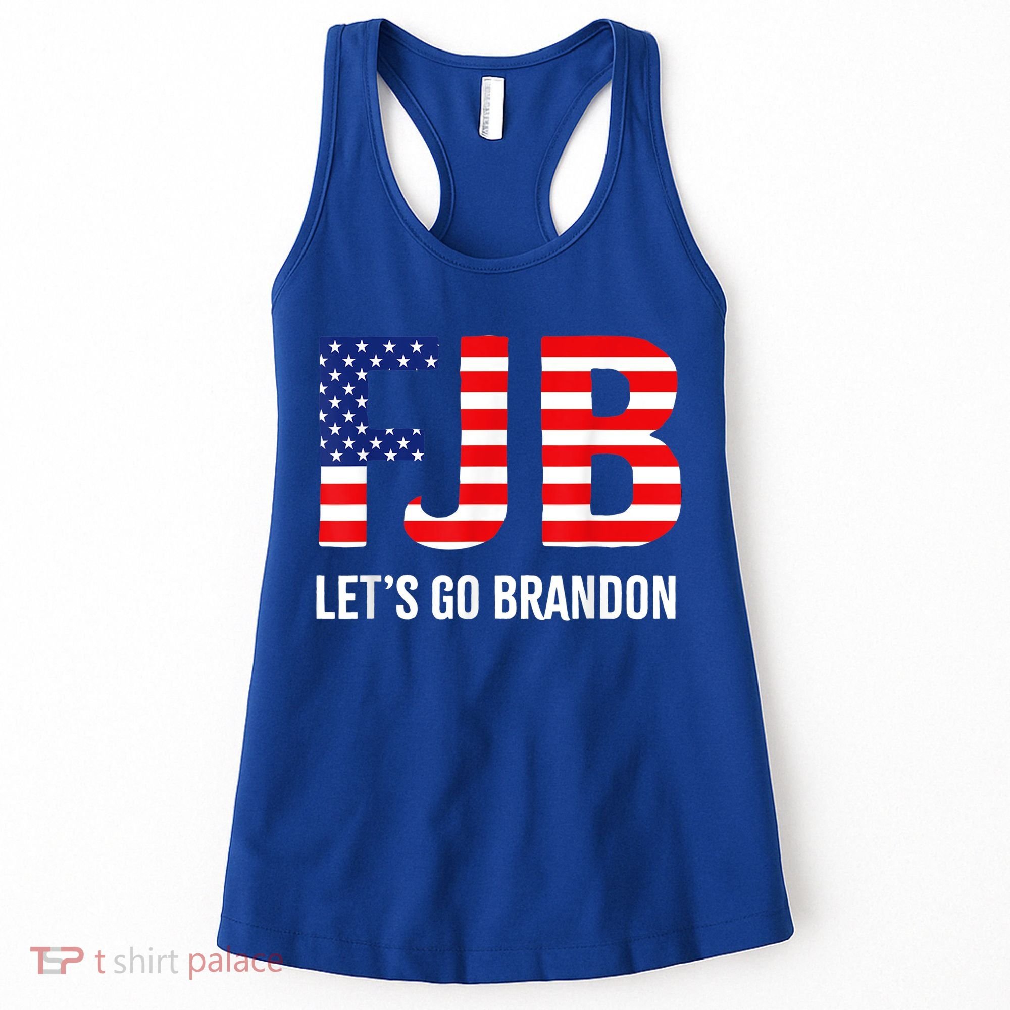 Let’s Go Brandon Conservative US Flag Gift Women's Tank Top