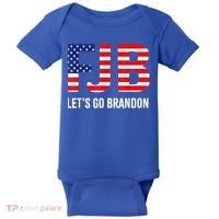 Let’s Go Brandon Conservative US Flag Gift Baby Bodysuit thumb 0