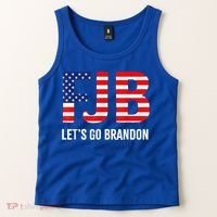 Let’s Go Brandon Conservative US Flag Gift Tank Top thumb 2