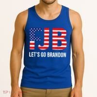Let’s Go Brandon Conservative US Flag Gift Tank Top thumb 3