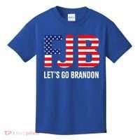 Let’s Go Brandon Conservative US Flag Gift Kids T-Shirt thumb 0