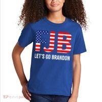 Let’s Go Brandon Conservative US Flag Gift Kids T-Shirt thumb 2