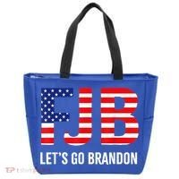 Let’s Go Brandon Conservative US Flag Gift Tote Bag thumb 0