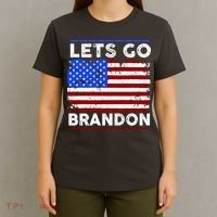 Lets Go Brandon USA Flag LGB United States T-Shirt thumb 4
