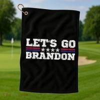 Let's Go Brandon Lets Go Brandon Lets Go Brandon Let's Go Brandon Golf Towel thumb 1