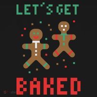 Let's Get Baked Gingerbread Cookie Funny Christmas Tote Bag thumb 4