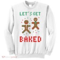 Let's Get Baked Gingerbread Cookie Funny Christmas Sweatshirt thumb 0