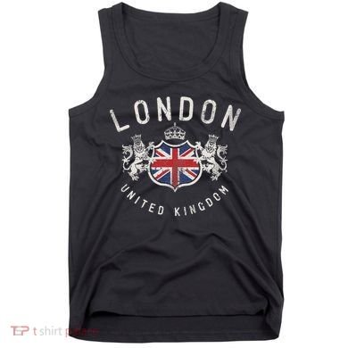 London Great Britain Vintage Crown Flag Tank Top