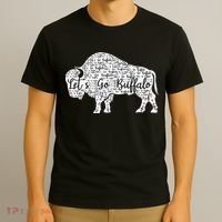 Lets Go Buffalo New York Buffalo Sports Fan Buffalo T-Shirt thumb 3