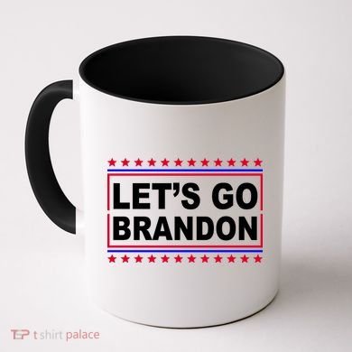 Let's Go Brandon Street Neon Sign Coffee Mug