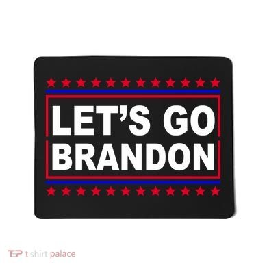 Let's Go Brandon Street Neon Sign Mousepad