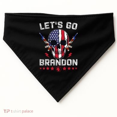 Let's Go Brandon 4th Of July USA-Made Doggie Bandana