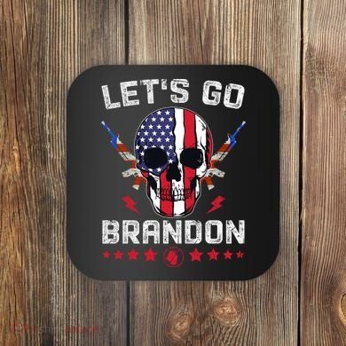 Let's Go Brandon 4th Of July Coaster