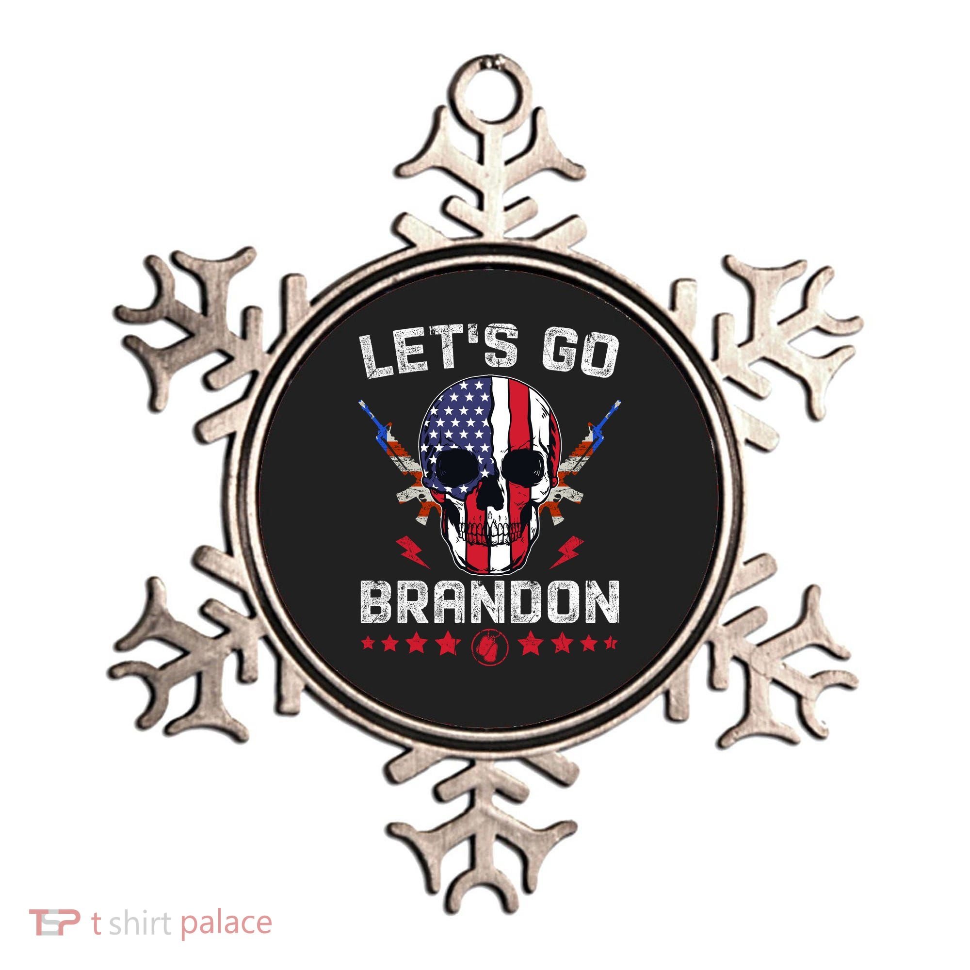 Let's Go Brandon 4th Of July Ornament