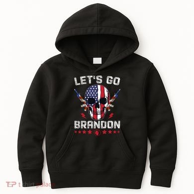 Let's Go Brandon 4th Of July Kids Hoodie