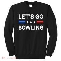 Lets Go Bowling Conservative US Flag Bowler Lucky Bowling Sweatshirt thumb 0
