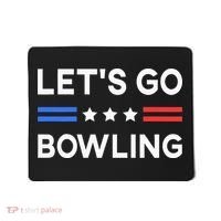 Lets Go Bowling Conservative US Flag Bowler Lucky Bowling Mousepad thumb 0