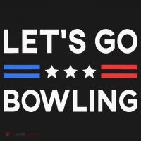 Lets Go Bowling Conservative US Flag Bowler Lucky Bowling Pom Pom 12in Knit Beanie thumb 2