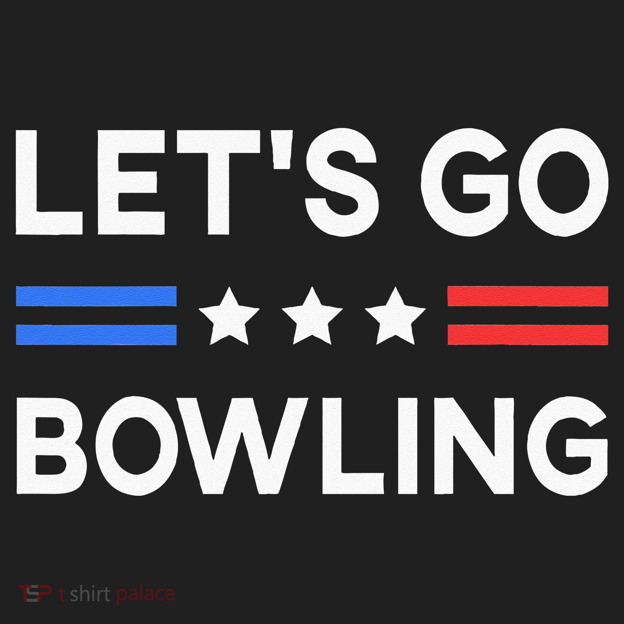 Lets Go Bowling Conservative US Flag Bowler Lucky Bowling Hat