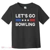 Lets Go Bowling Conservative US Flag Bowler Lucky Bowling Toddler T-Shirt thumb 0