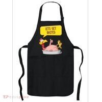 Lets Get Basted Funny Thanksgiving Turkey Apron thumb 0