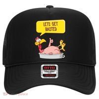 Lets Get Basted Funny Thanksgiving Turkey Hat thumb 0