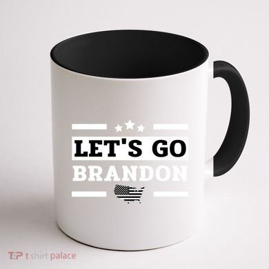Let's Go Brandon Lets Go Brandon Lets Go Brandon Let's Go Brandon Coffee Mug back
