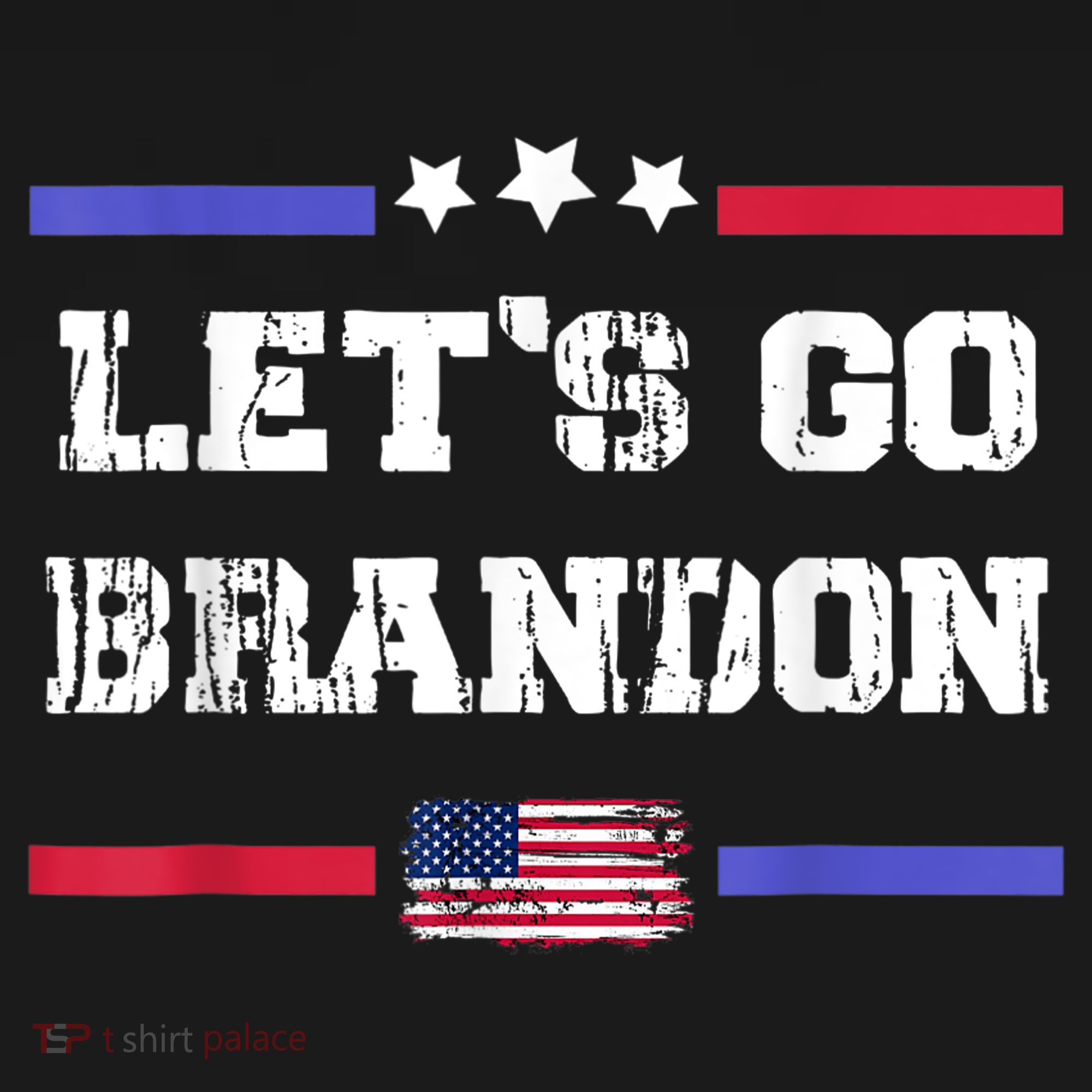 Let's Go Brandon Conservative Anti Liberal US Flag Apron