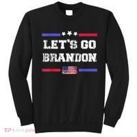 Let's Go Brandon Conservative Anti Liberal US Flag Sweatshirt thumb 0