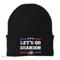 Let's Go Brandon Conservative Anti Liberal US Flag Beanie thumb 0