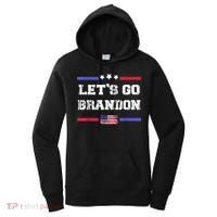 Let's Go Brandon Conservative Anti Liberal US Flag Women's Hoodie thumb 0