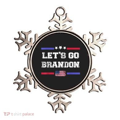 Let's Go Brandon Conservative Anti Liberal US Flag Ornament
