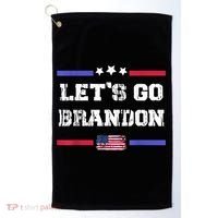 Let's Go Brandon Conservative Anti Liberal US Flag Golf Towel thumb 0