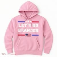Let's Go Brandon Conservative Anti Liberal US Flag Hoodie thumb 0