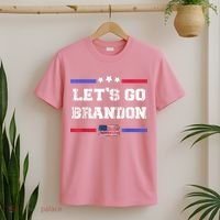 Let's Go Brandon Conservative Anti Liberal US Flag T-Shirt thumb 2