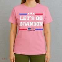 Let's Go Brandon Conservative Anti Liberal US Flag T-Shirt thumb 4