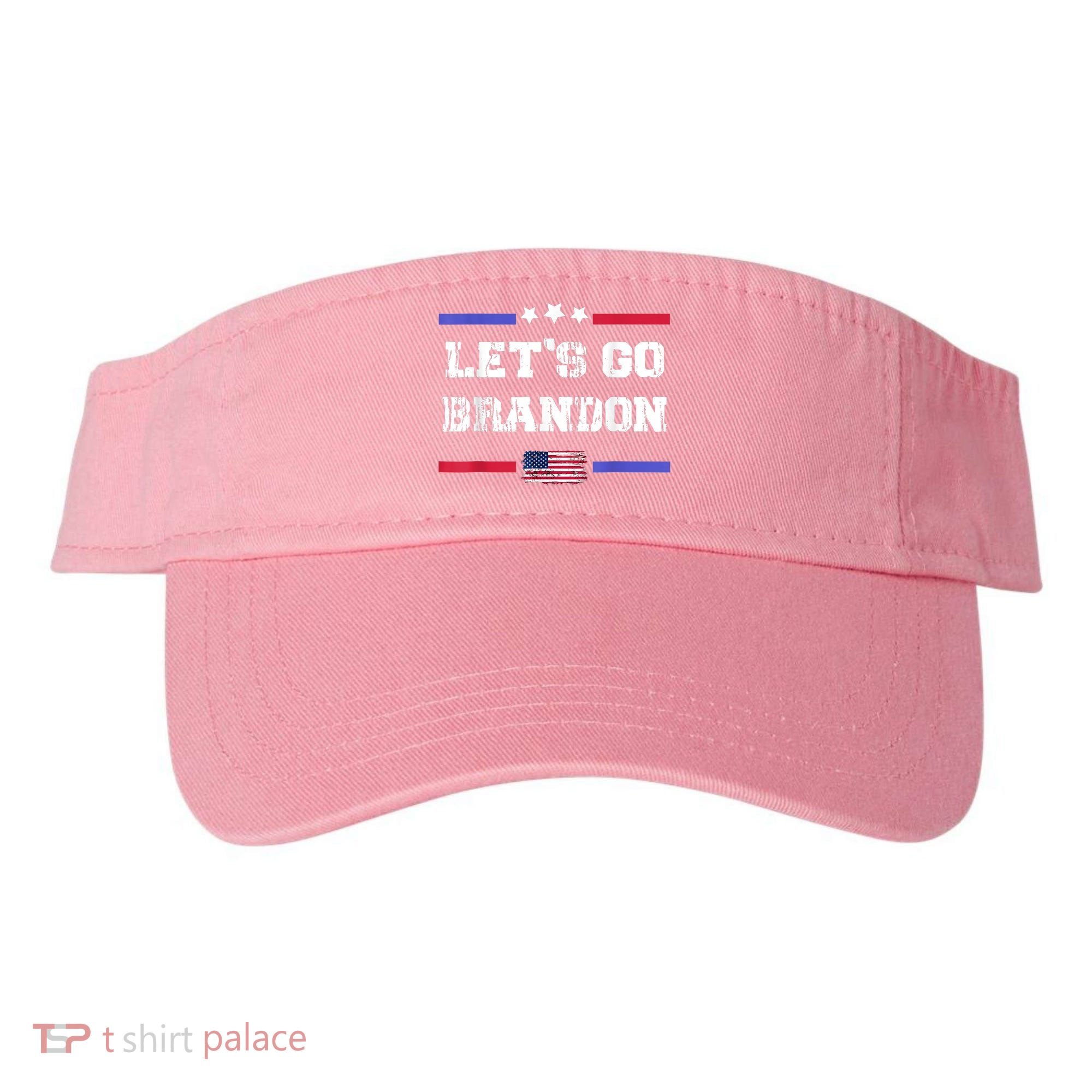 Let's Go Brandon Conservative Anti Liberal US Flag Visor