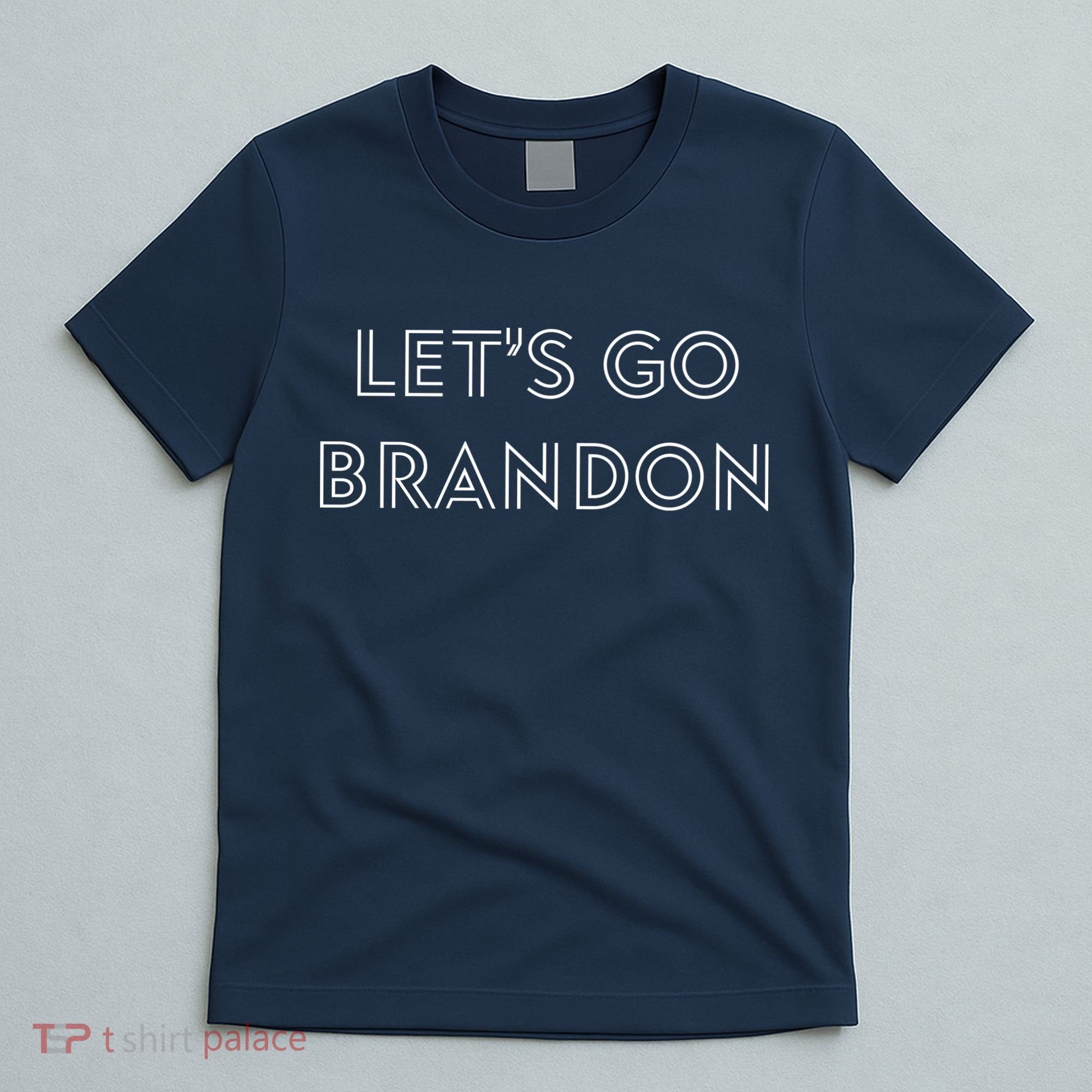 Lets Go Brandon Retro Font T-Shirt