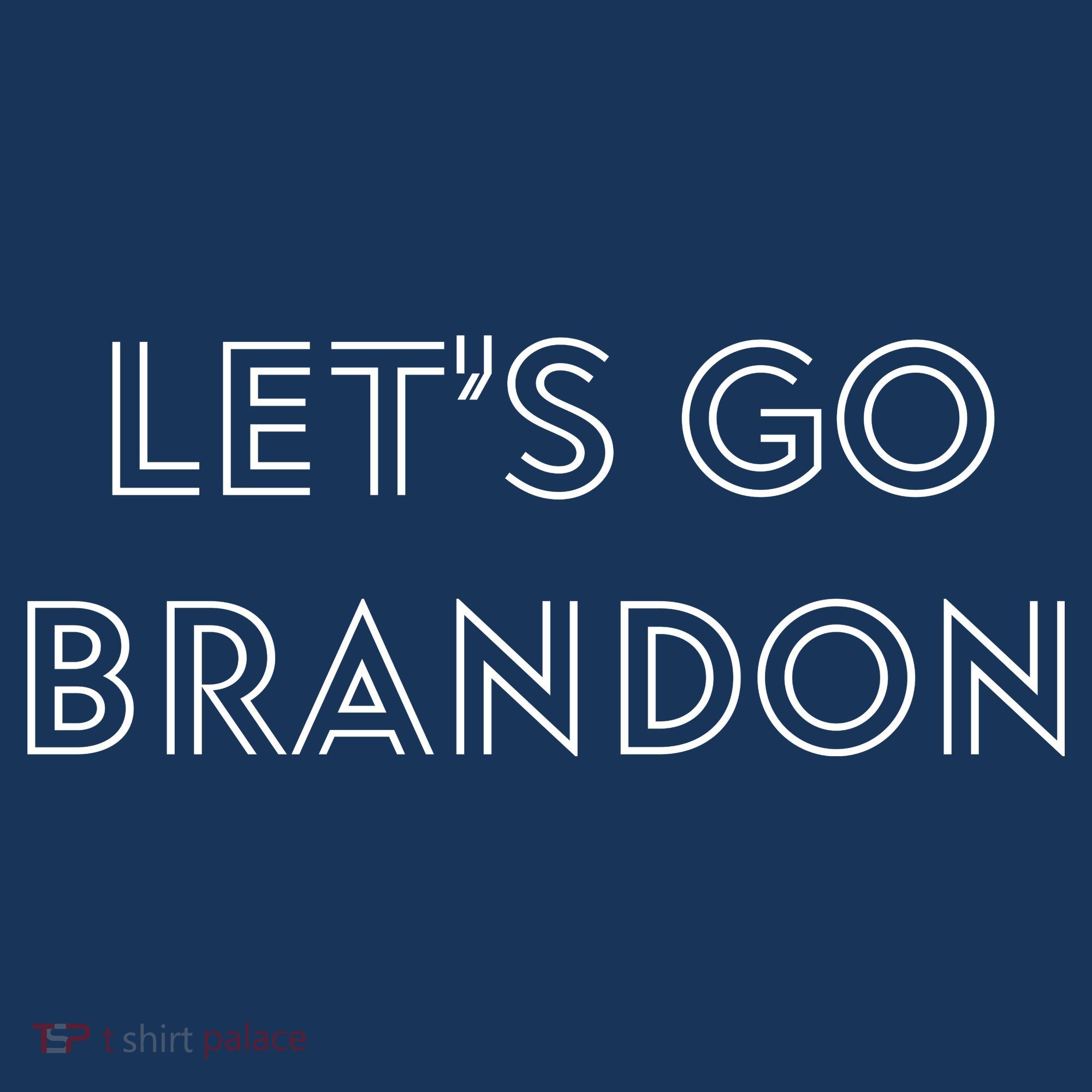 Lets Go Brandon Retro Font Women's Hoodie