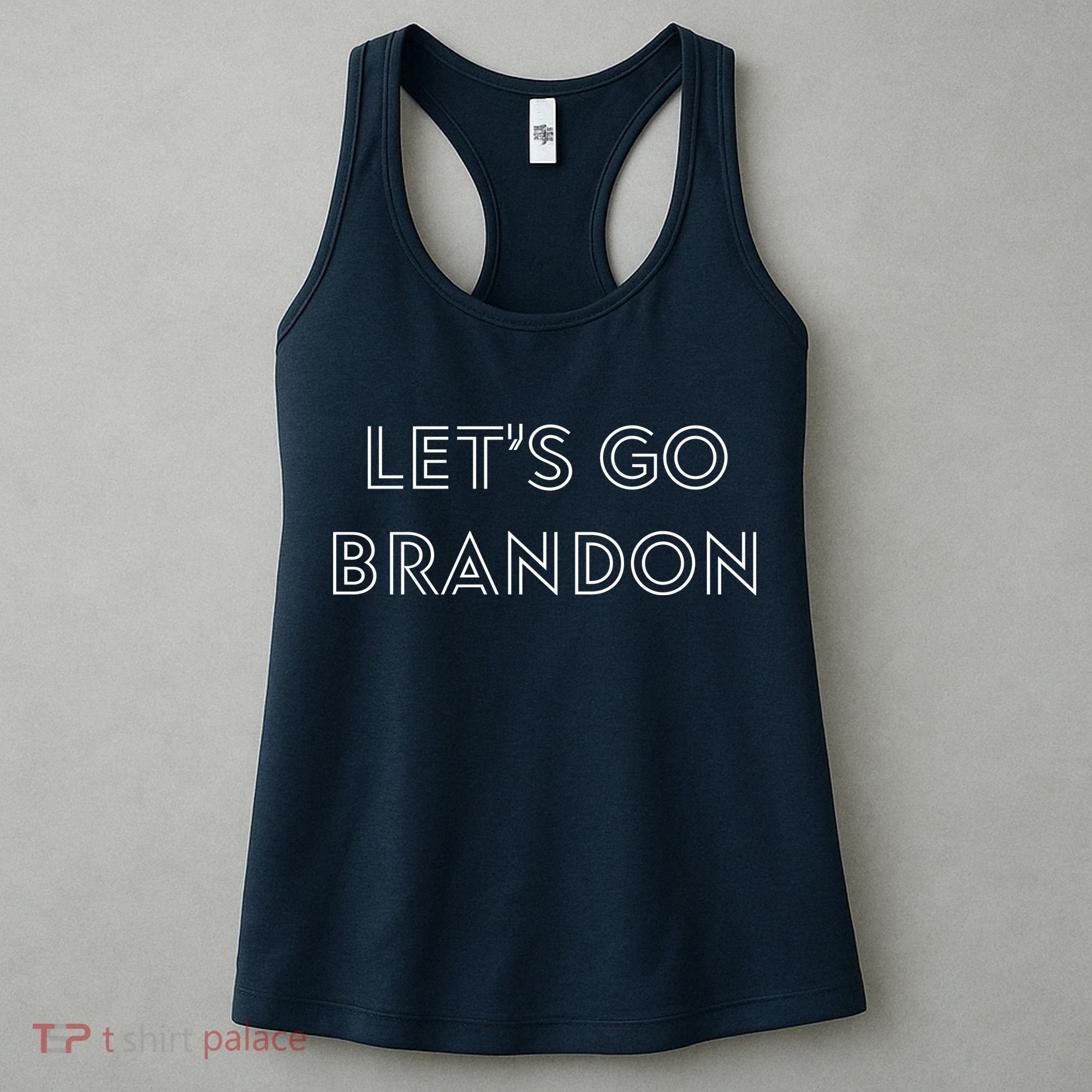Lets Go Brandon Retro Font Women's Tank Top