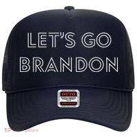 Lets Go Brandon Retro Font Hat thumb 0