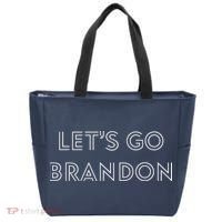 Lets Go Brandon Retro Font Tote Bag thumb 0