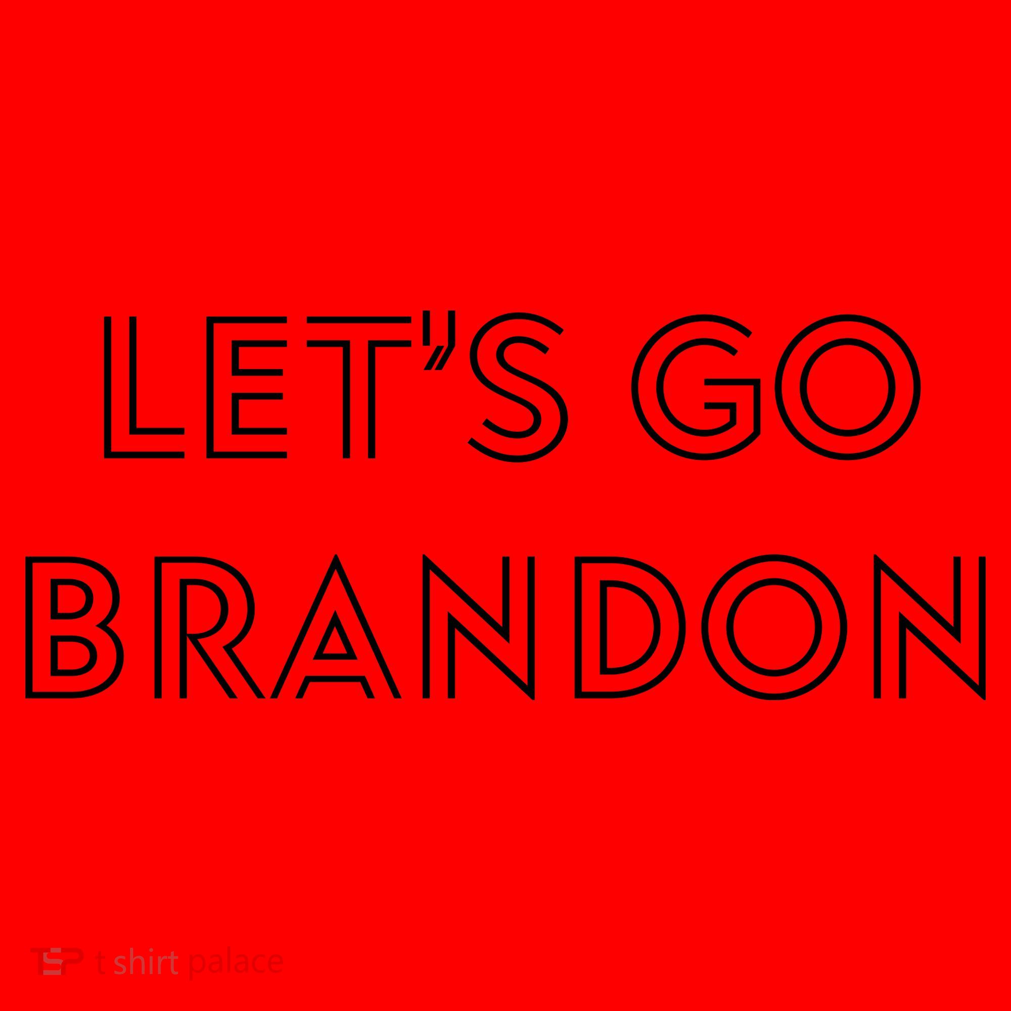 Lets Go Brandon Retro Font Santa Hat