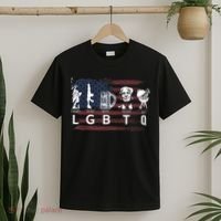 Liberty Guns Beer Trump BBQ Funny Costume LGBT T-Shirt thumb 2