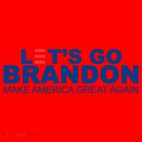 Let's Go Brandon Make America Great Again Santa Hat thumb 1