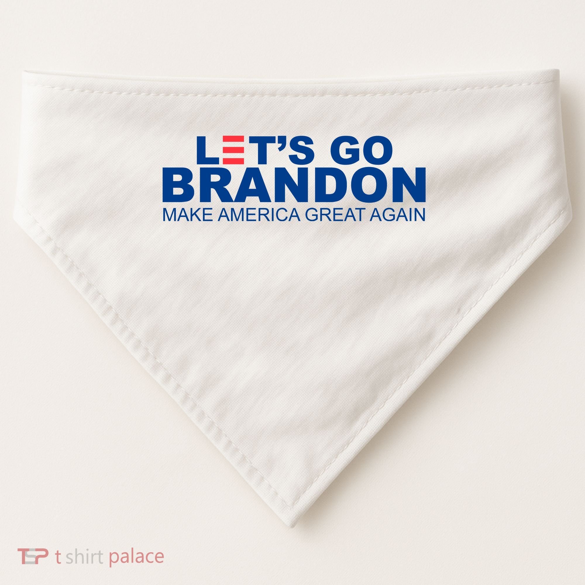 Let's Go Brandon Make America Great Again USA-Made Doggie Bandana