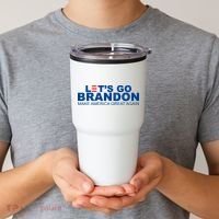 Let's Go Brandon Make America Great Again Tumbler thumb 2